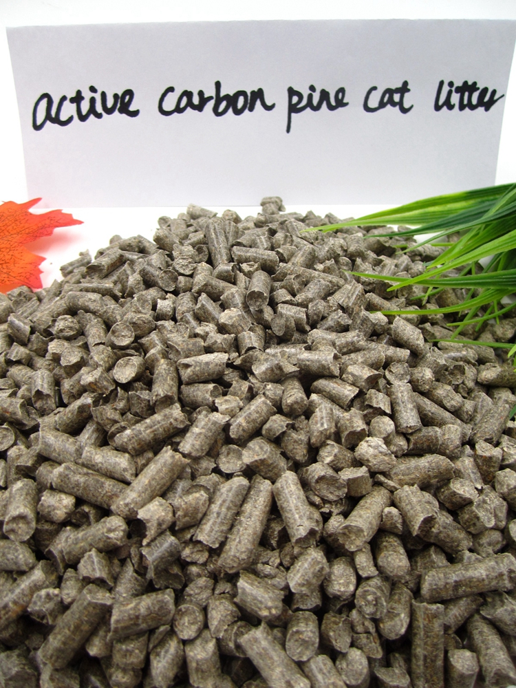 Natural Healthy Eco-friendly Free Sample Activated Carbon Wood Cat Litter